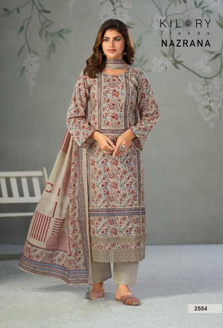 Kilory nazrana cotton dress materials wholesale online  - wholesale export